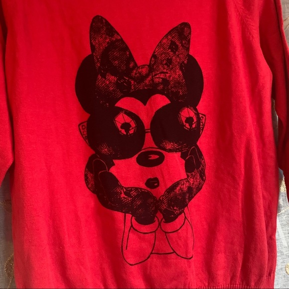 Minnie Mouse Forever 21 Knit Pullover - Picture 2 of 4